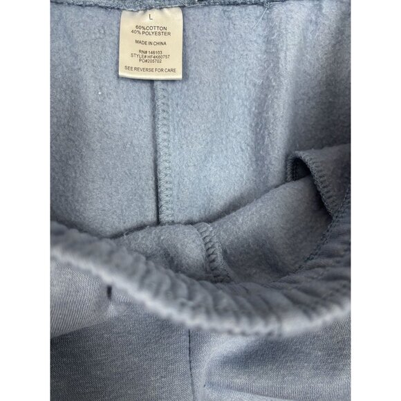 Hippie Rose Juniors' Relaxed Jogger Sweatpants Pockets Size Large Color Blue NWT - Picture 7 of 8